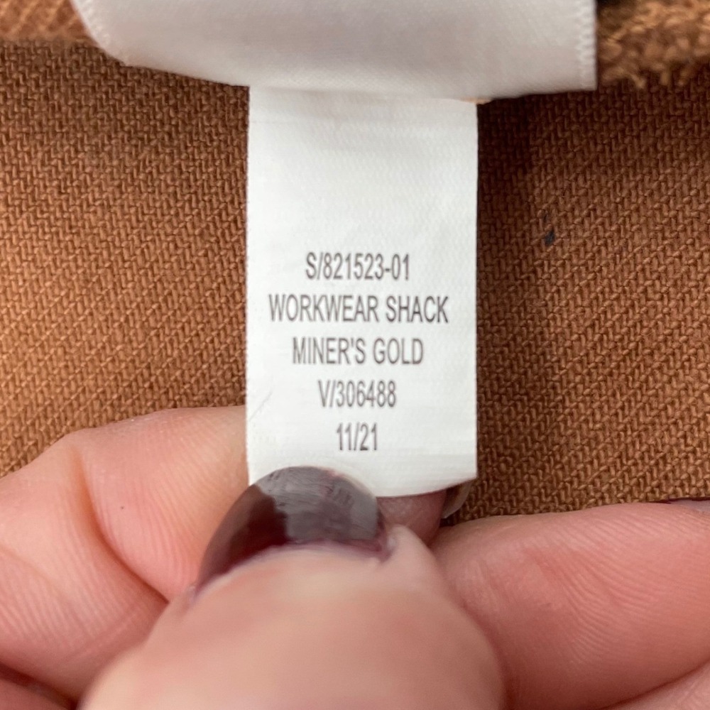 Old Navy Workwear Shack Jacket Miners Gold Cotton Canvas Chore Coat Large 821523 - Picture 6 of 11